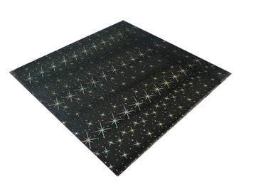 ISO Black Shiny Rectangle Panel Langit-Langit PVC untuk Kamar Mandi 2.2Kg - 2.8Kg Per Sqm